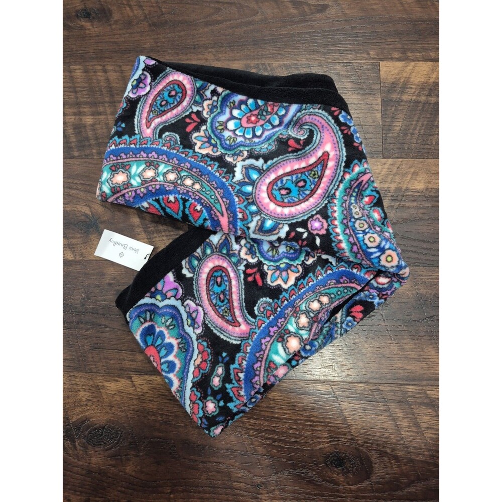 Vera Bradley Fleece Loop Scarf Infinity Playful Haymarket Paisley Blue NWT $55
